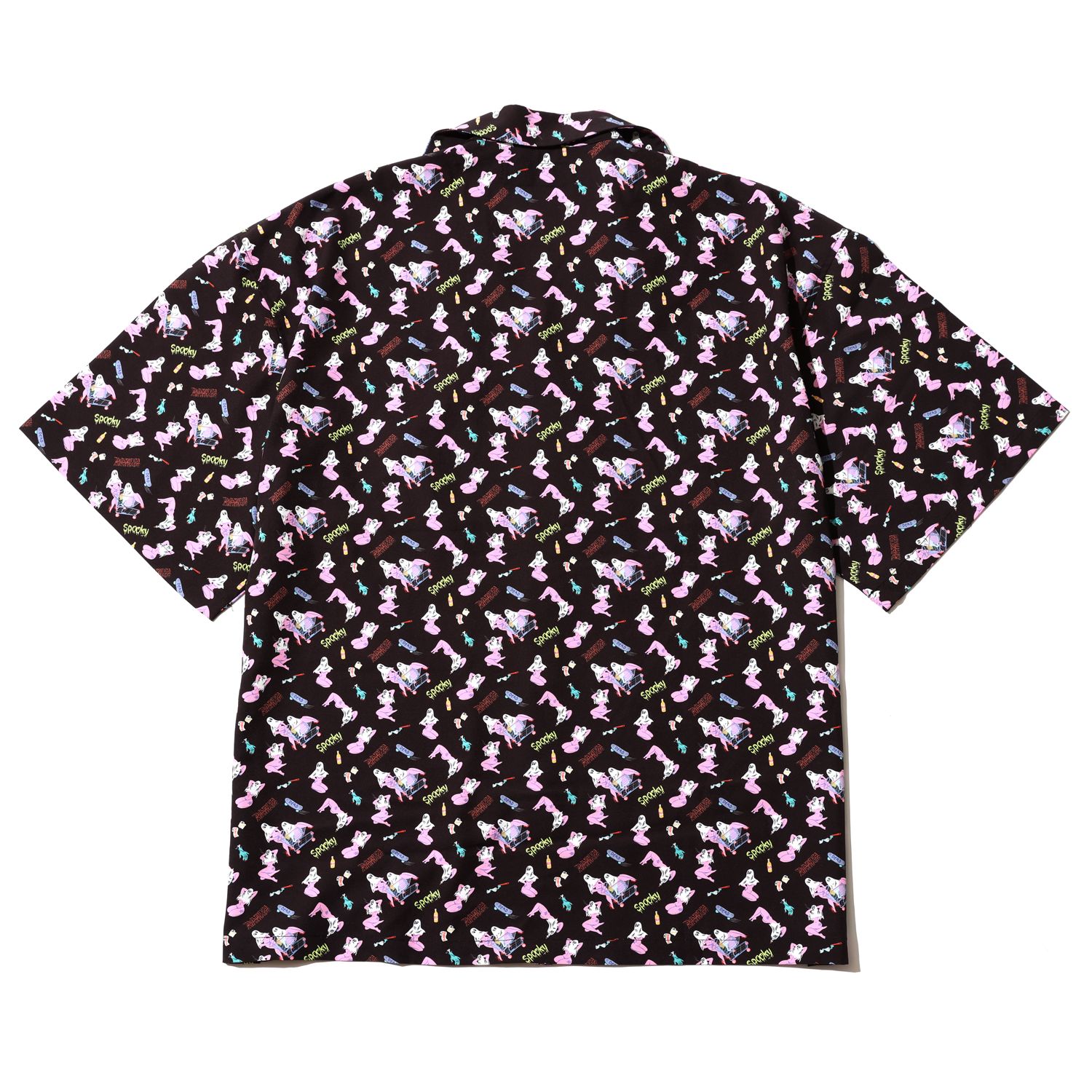 SPOOKY GIRL ALOHA-SHIRTS