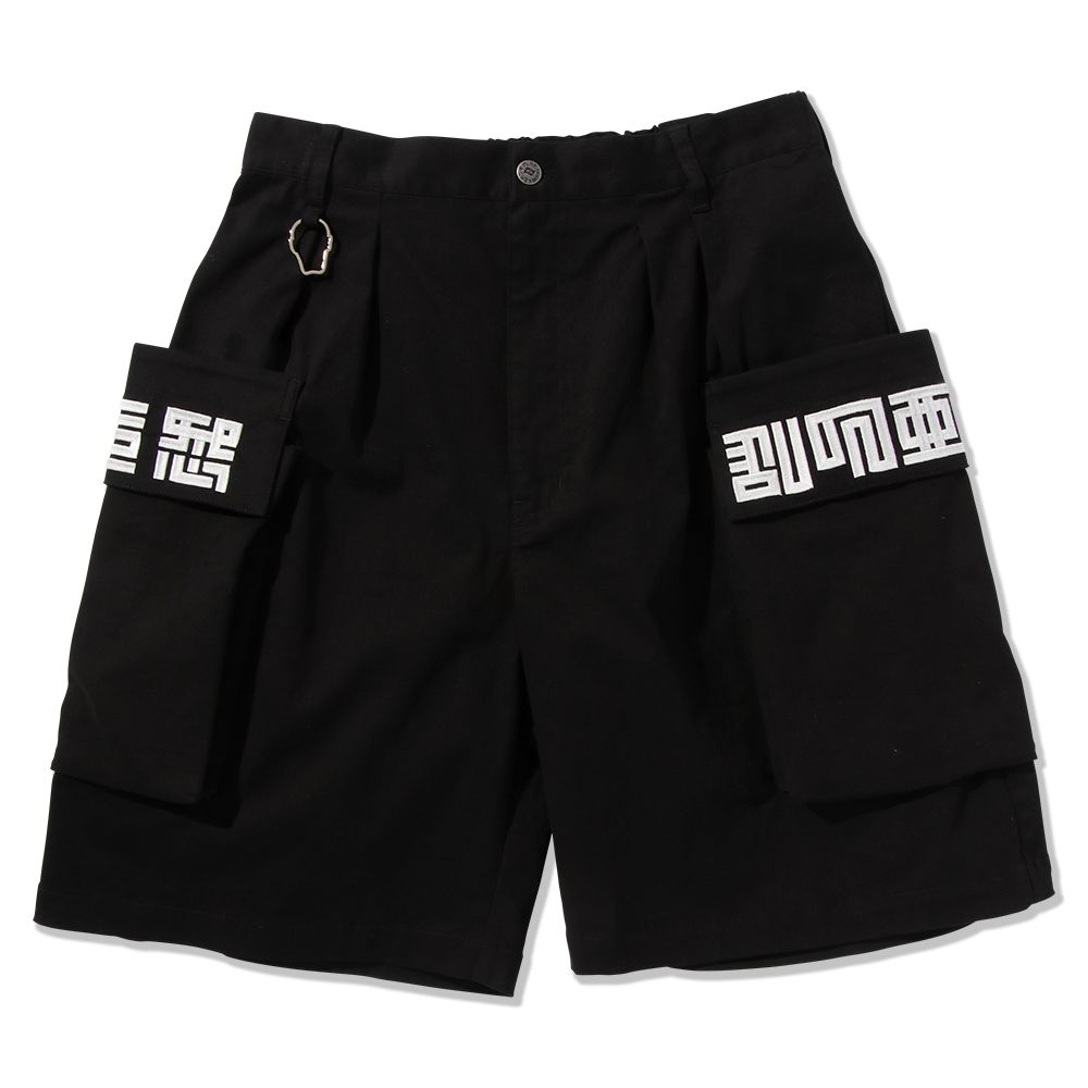 四角ロゴカーゴショーツ