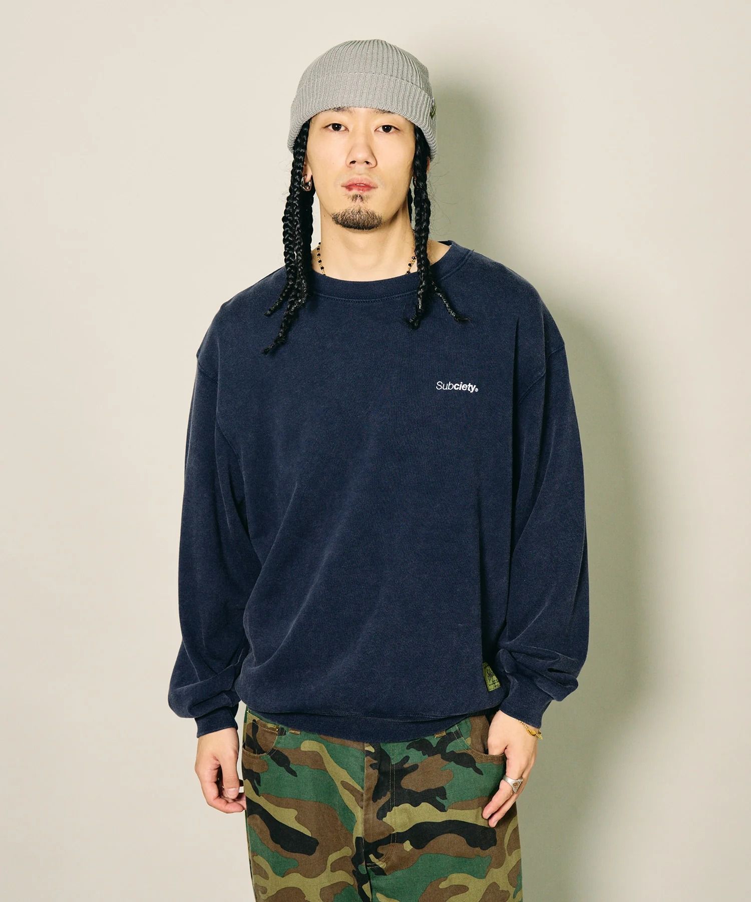 Fade wash sweat shirt