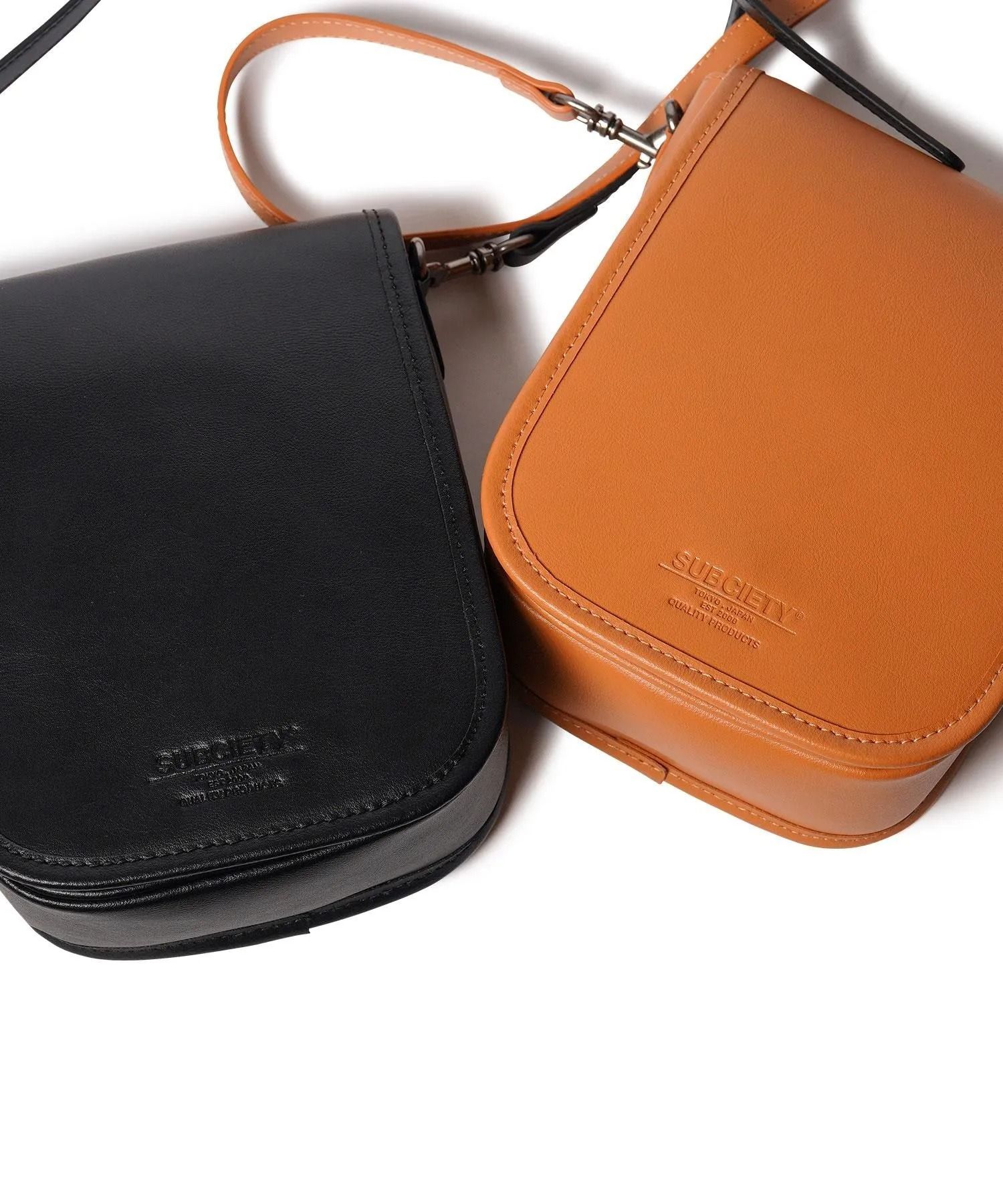 Leather mini hunting bag