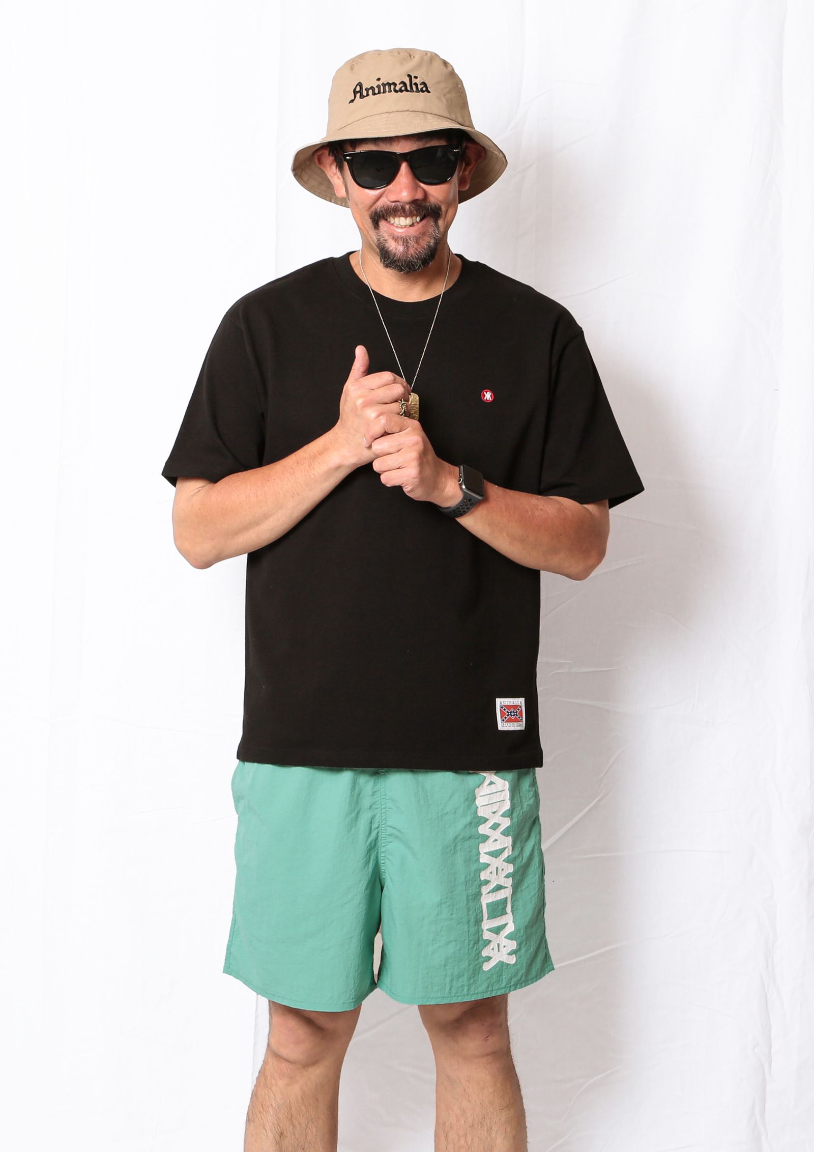 HEAVY S/S TEE-CUBE PRINT LOGO