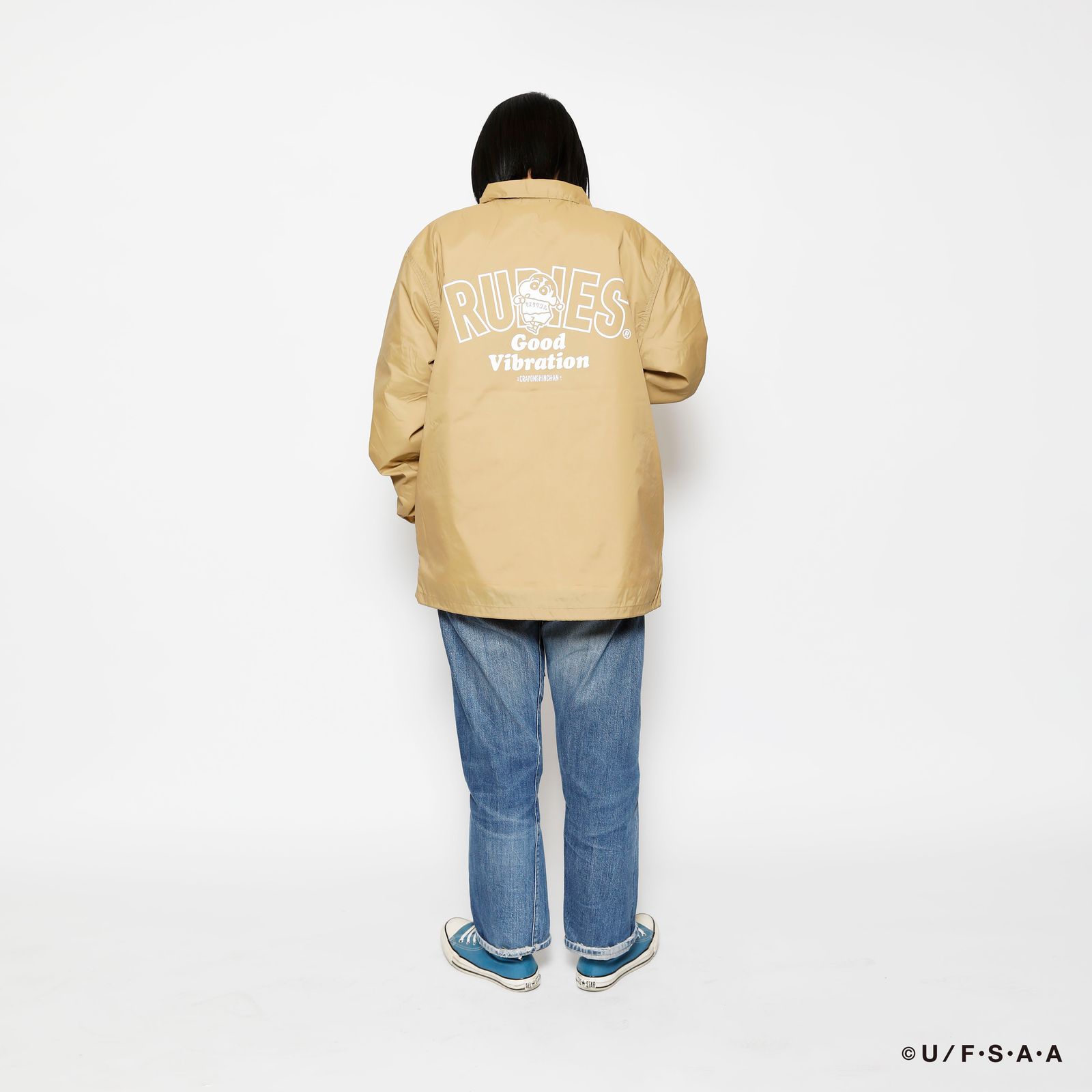 RUDIE'SxCRAYON SHINCHAN MOSH COACHJACKET