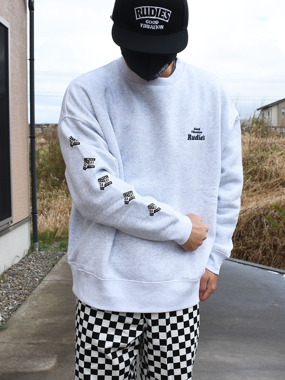 CURVY BIGSILHOUETTE CREW-SWEAT