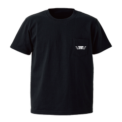 sd blur logo over size pocket tee