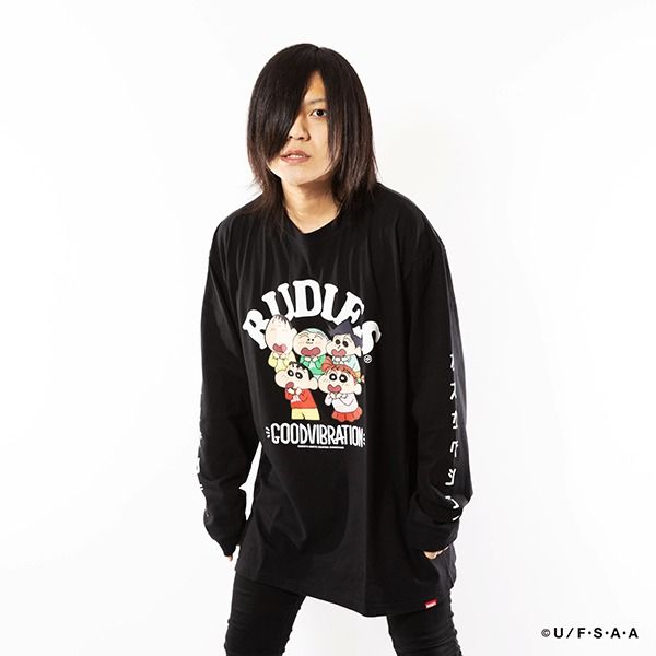 RUDIE'SxCRAYON SHINCHAN KASUKABE BOUEITAI LSTEE