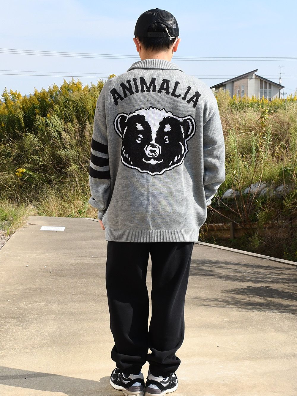 SHAWL COLLAR-KNIT