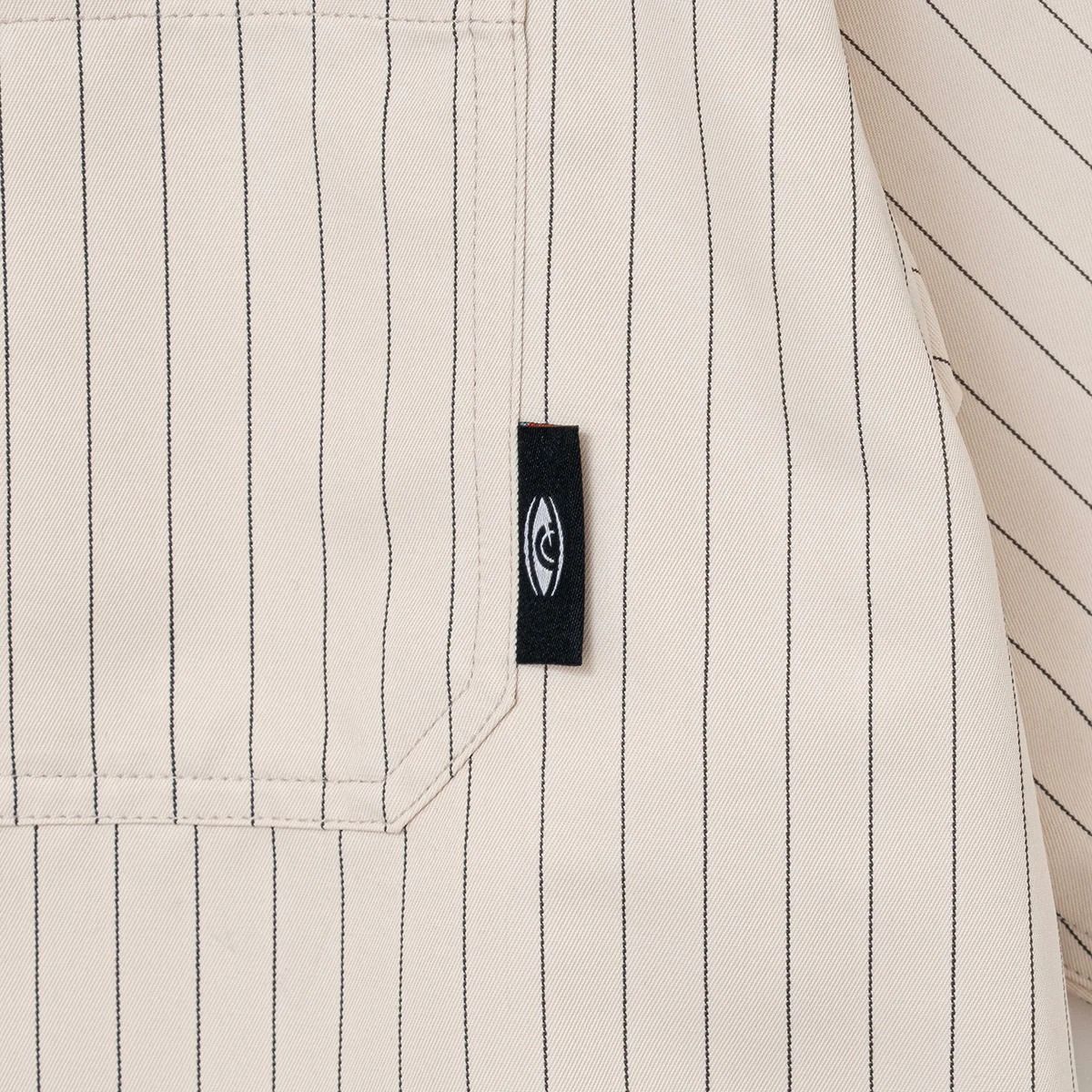 HELLO SECT STRIPE WORK-SHIRTS