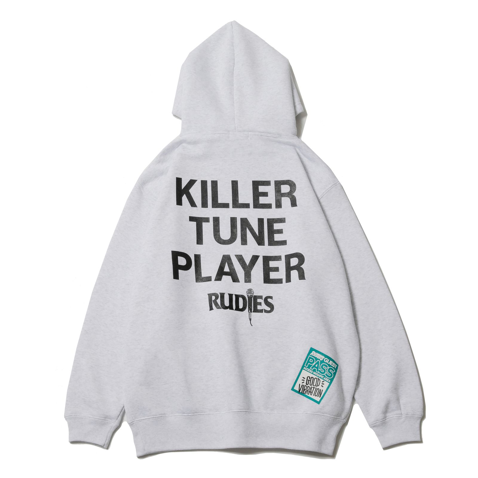 MICROPHONE SLICK HOOD-SWEAT