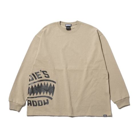 SHARK TEETH -BIG SILHOUETTE LS TEE