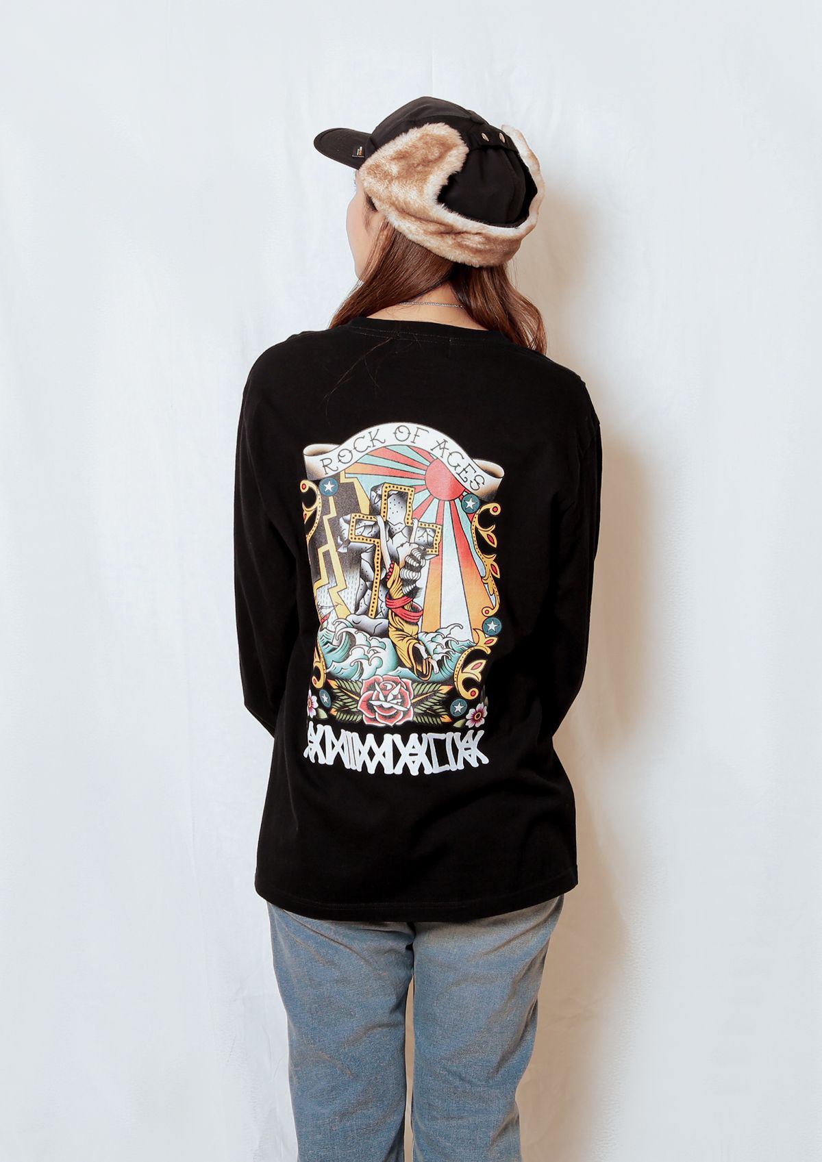L/S Tee - ROCK OF AGES