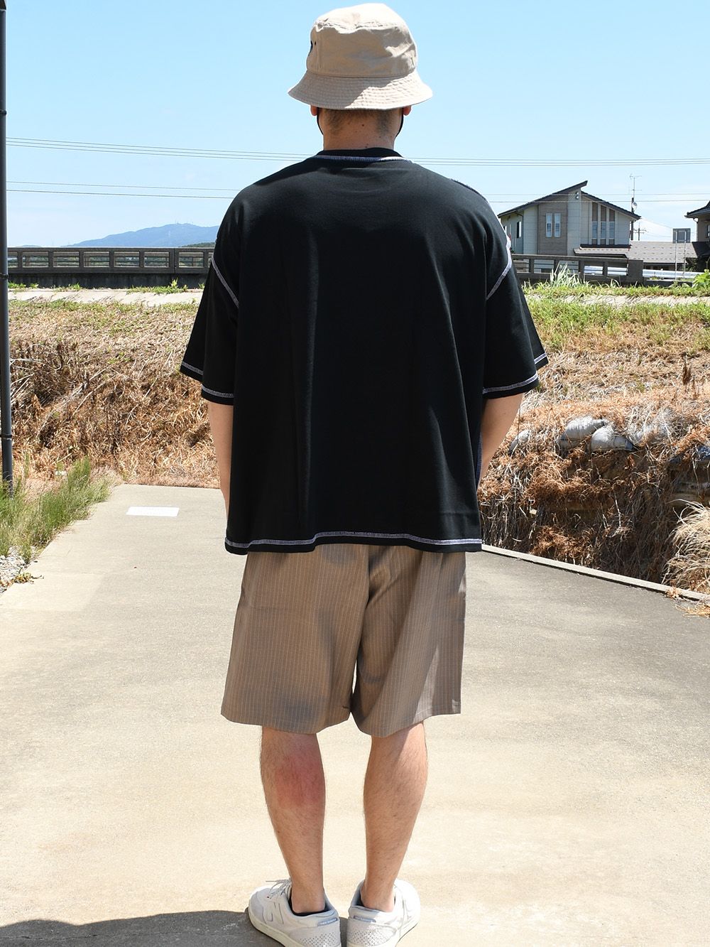 rg pin stripe easy shorts