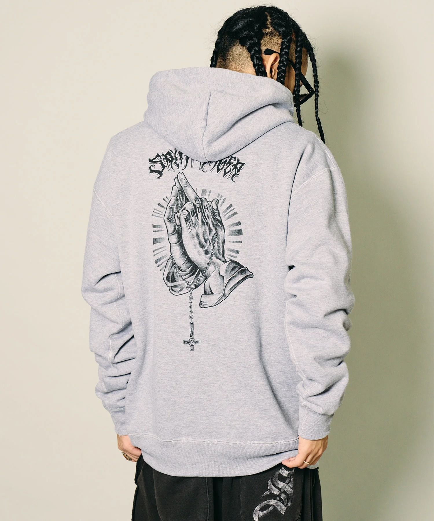 Fuckin' praying hands hoodie