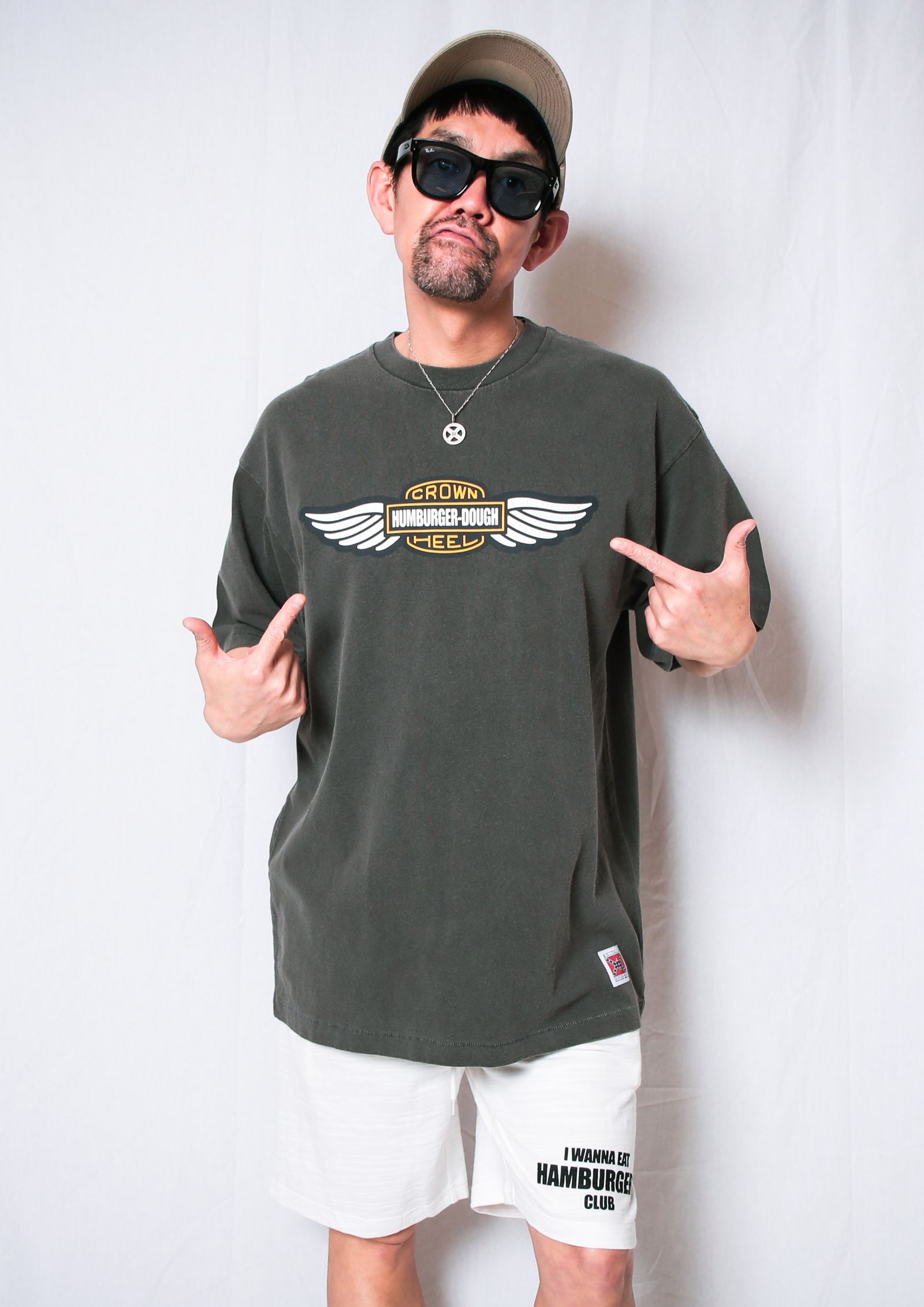 6.5oz PIGMENT DYEING S/S Tee - HUMBURGER-DOUGH