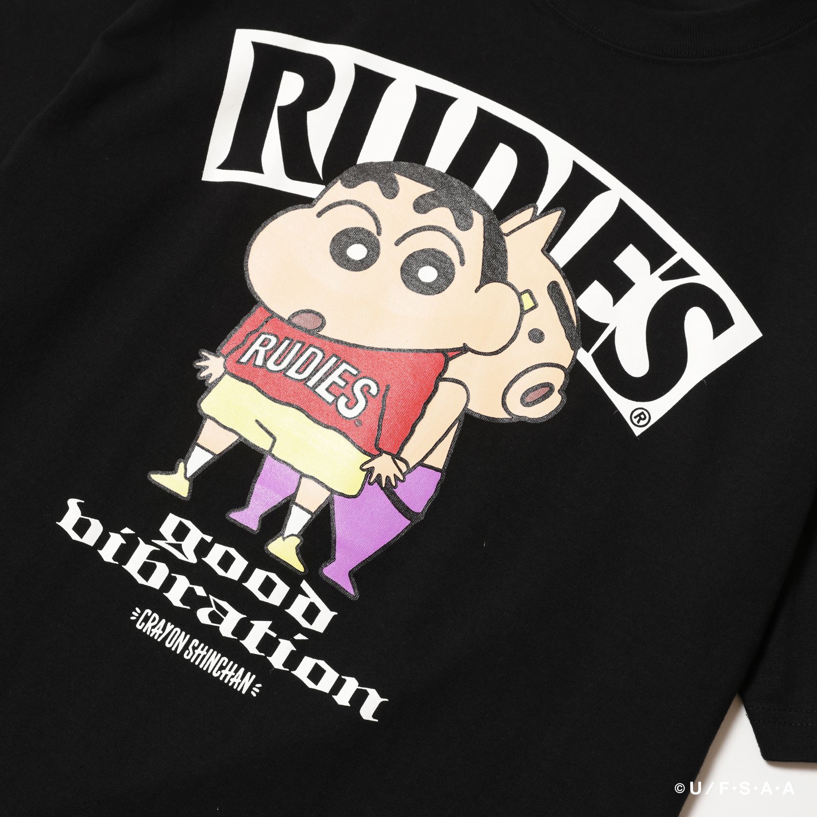 RUDIE'SxCRAYON SHINCHAN BACK TO BACK TEE