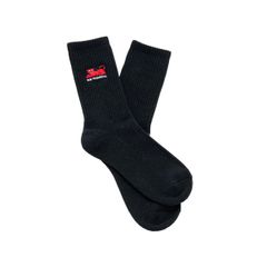 DEVIL CAT EMBROIDERED-SOCKS