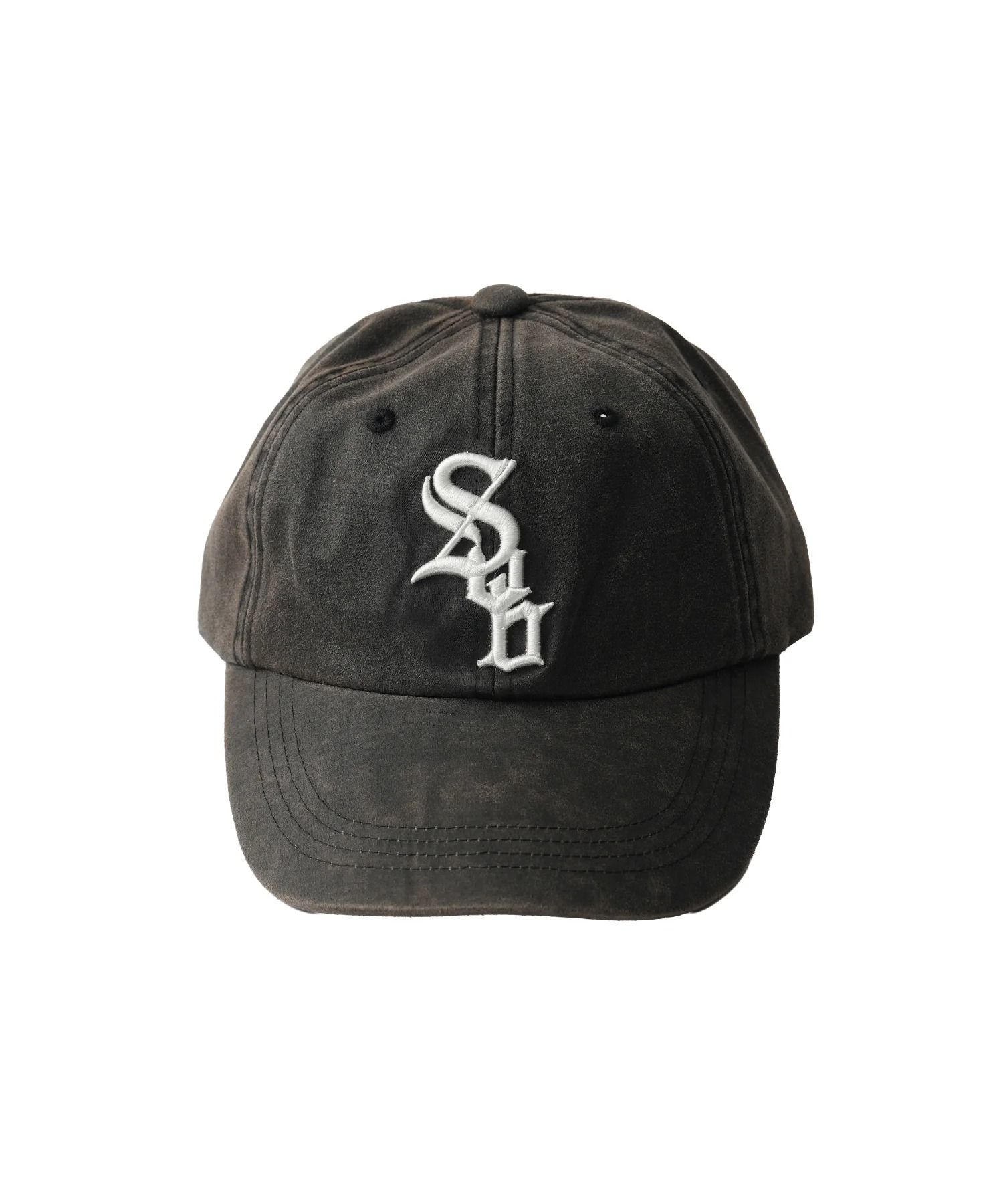 Fade faux leather cap