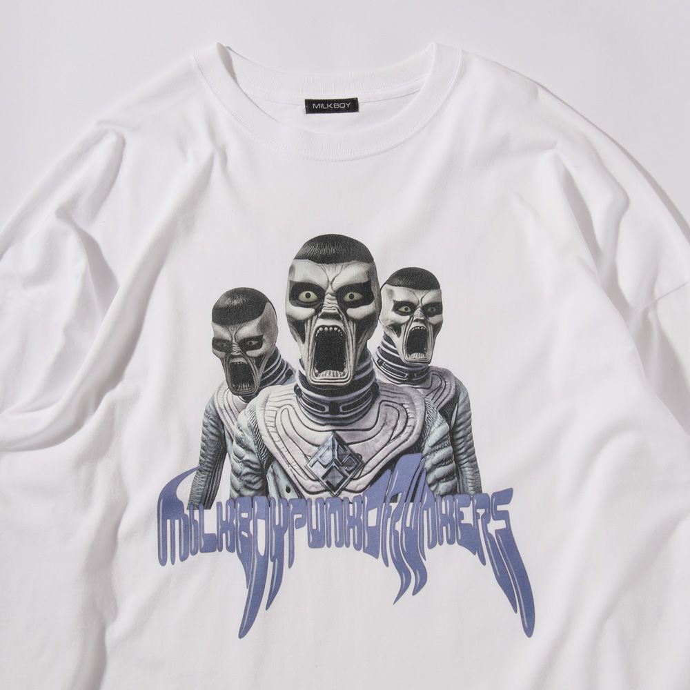 ［PDSxMILKBOY］PUNK ALIEN.BIGロンTEE