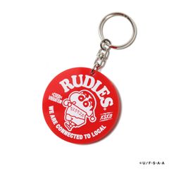 RUDIE'SxCRAYON SHINCHAN CIRCLEMOSH KEYHOLDER