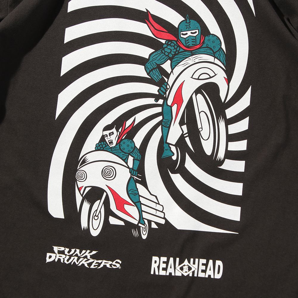 ［PDSxREALHEAD］ REALPUNKライダースTEE