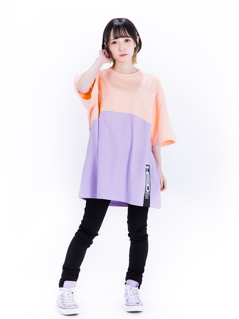 C/C Pansy Big Silhouette T-Shirt