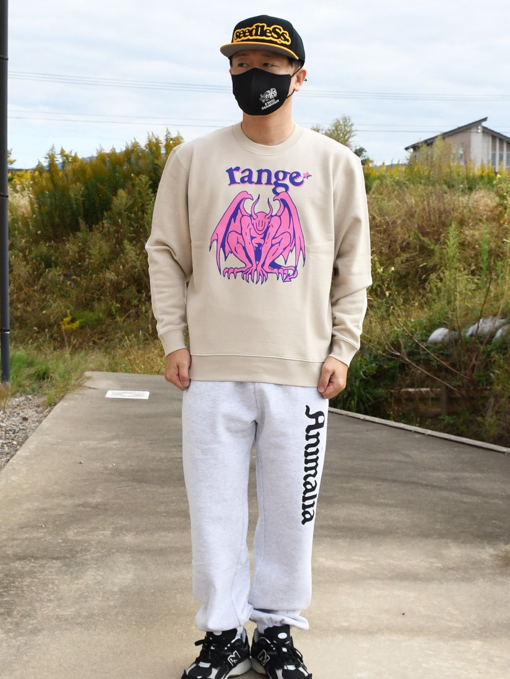 rg purple devil crew sweat