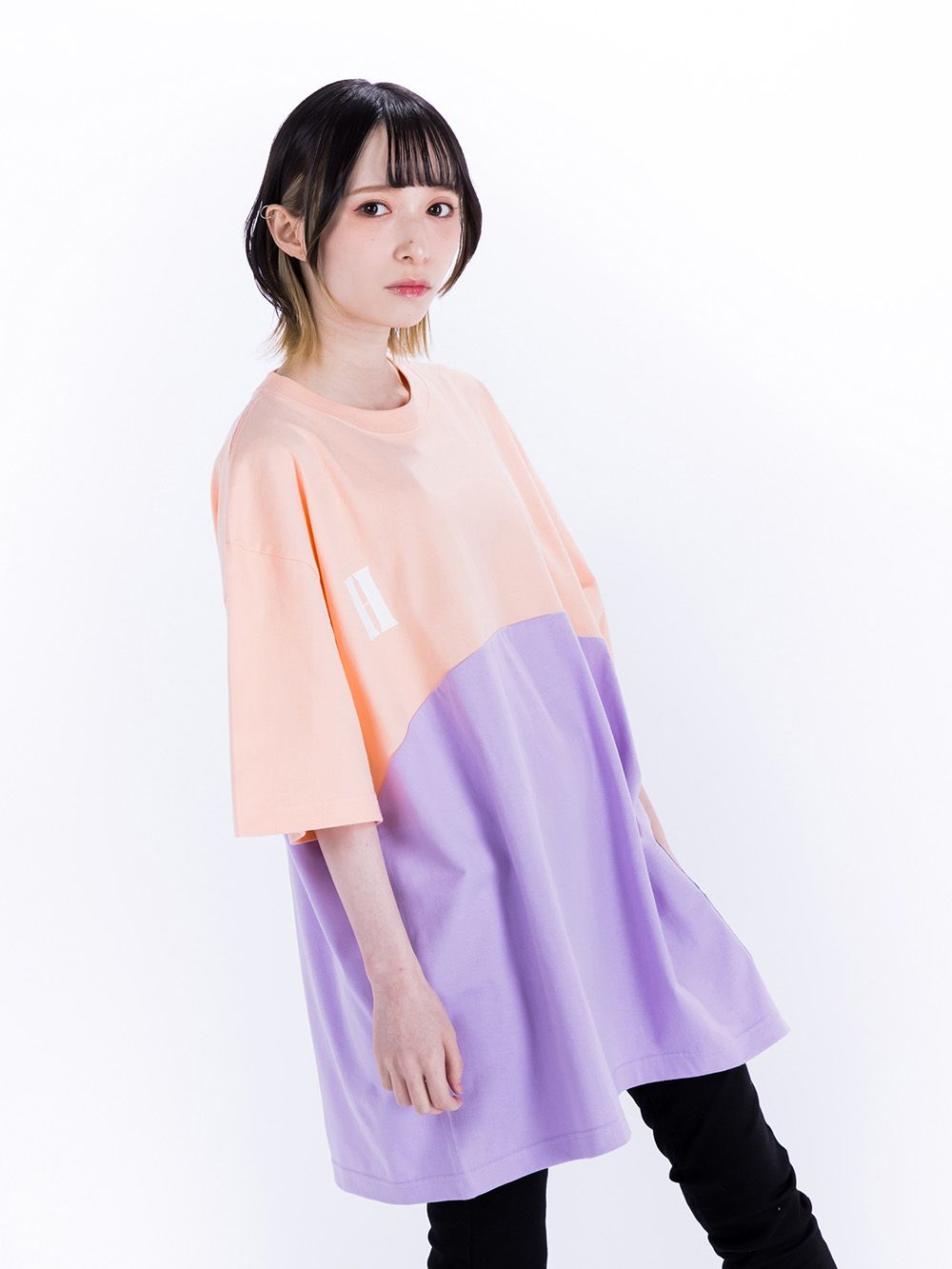 C/C Pansy Big Silhouette T-Shirt