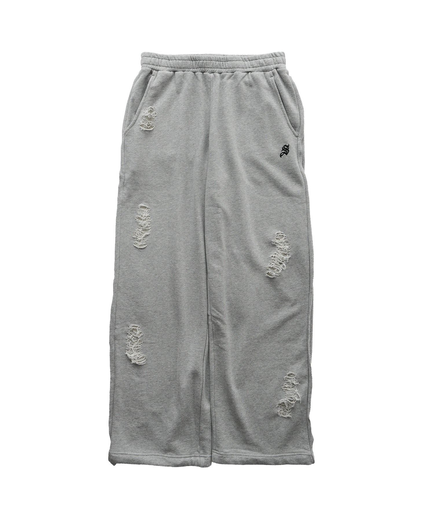 Distressed sweatpants