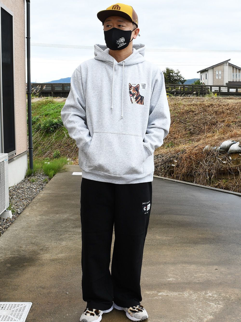 dogtalksbullshitwalks hoody 8.3oz 裏起毛