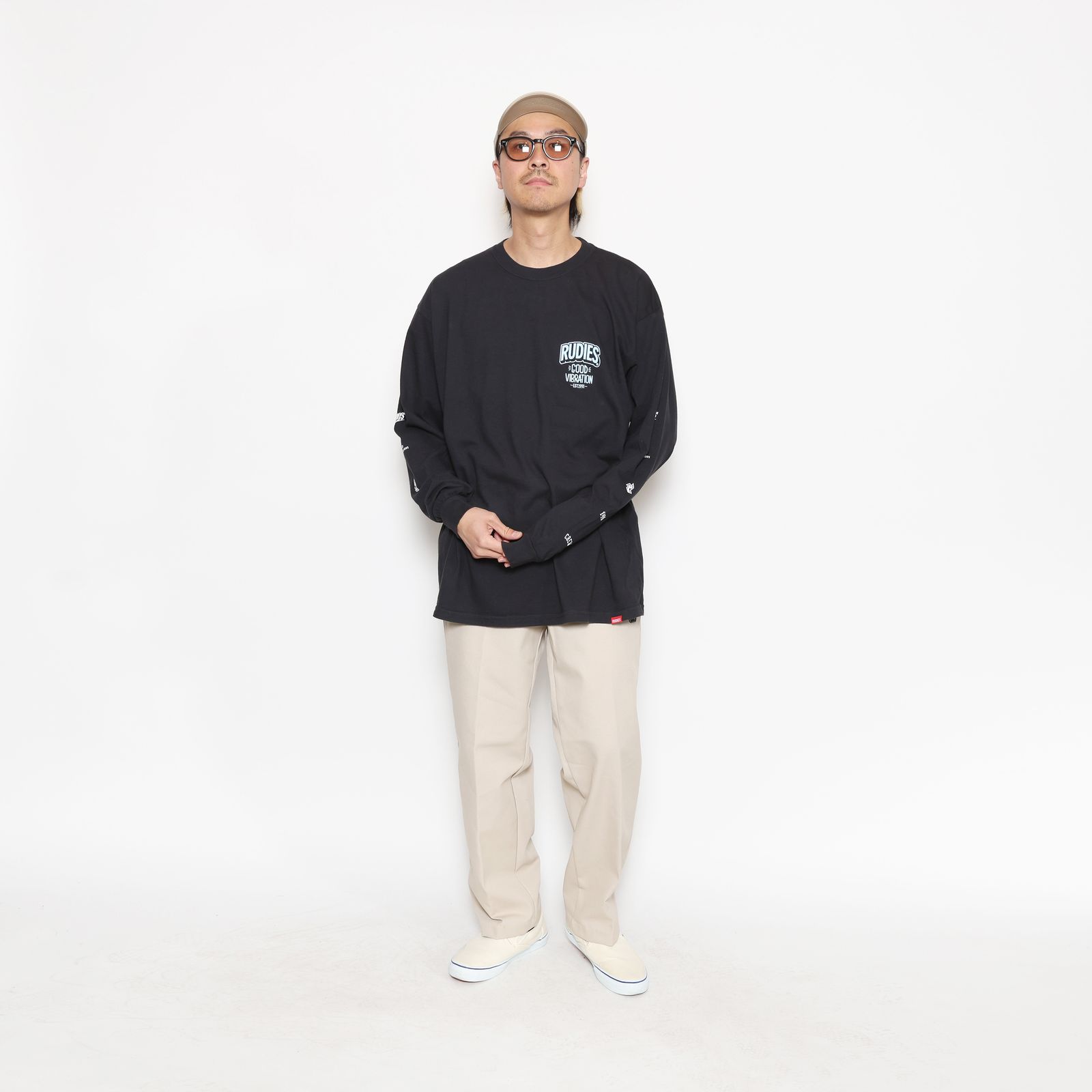BUSTED SKULL LS-TEE