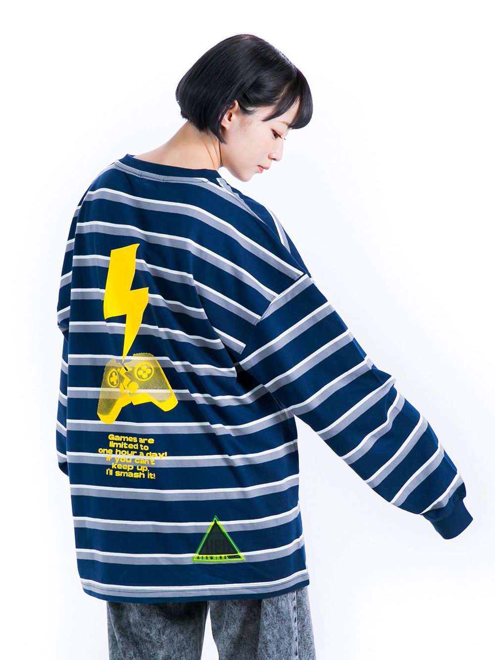 Game set Border Long Sleeve T-shirt