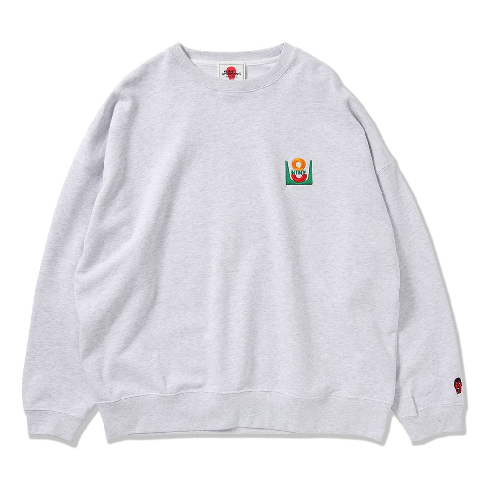 8-NINE刺繍BIGトレーナー