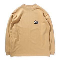 ガイコツさんモックネックロンTEE