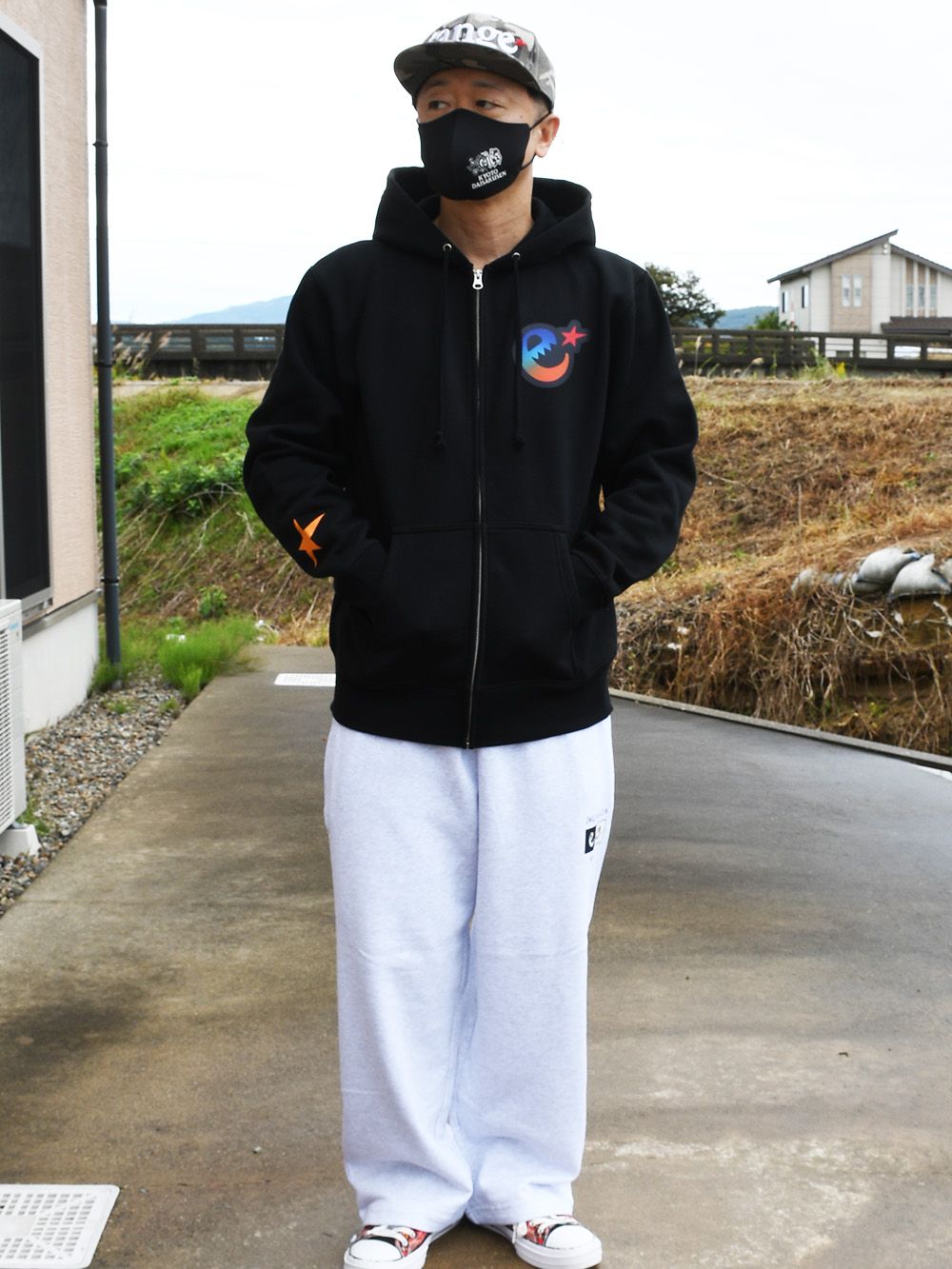 rg master grad. zip hoody 10oz裏起毛