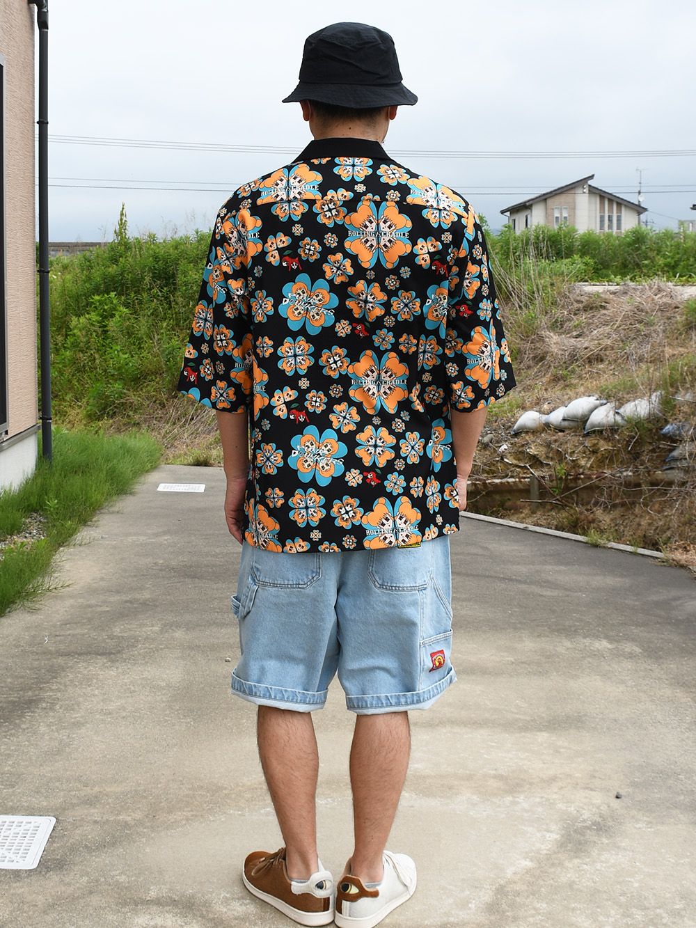 TRANSMISSIONATOR DENIM WIDE-SHORTS