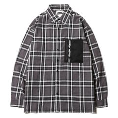 BLACK HEART CHECK-SHIRTS