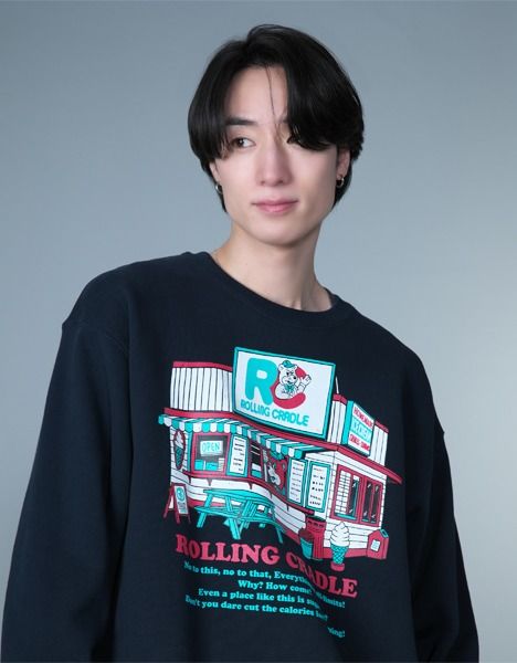 DINER SIGNBOARD CREW-NECK