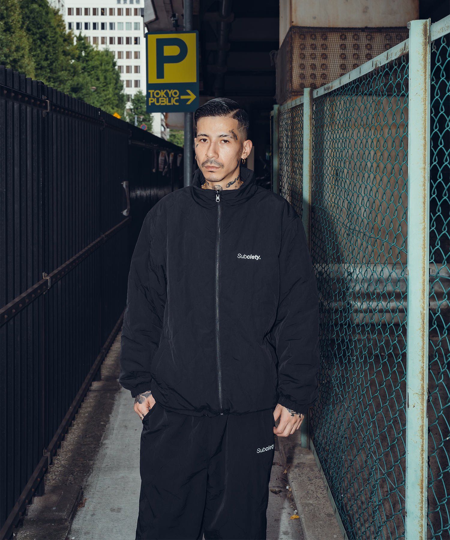 REVERSIBLE NYLON×FLEECE JKT