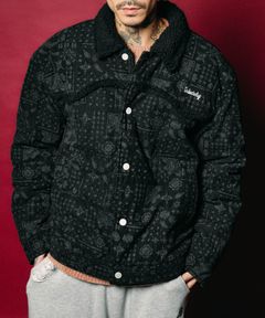 Bandanna corduroy ranch jacket