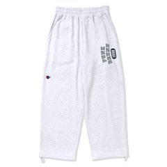 横向きスウェットパンツ