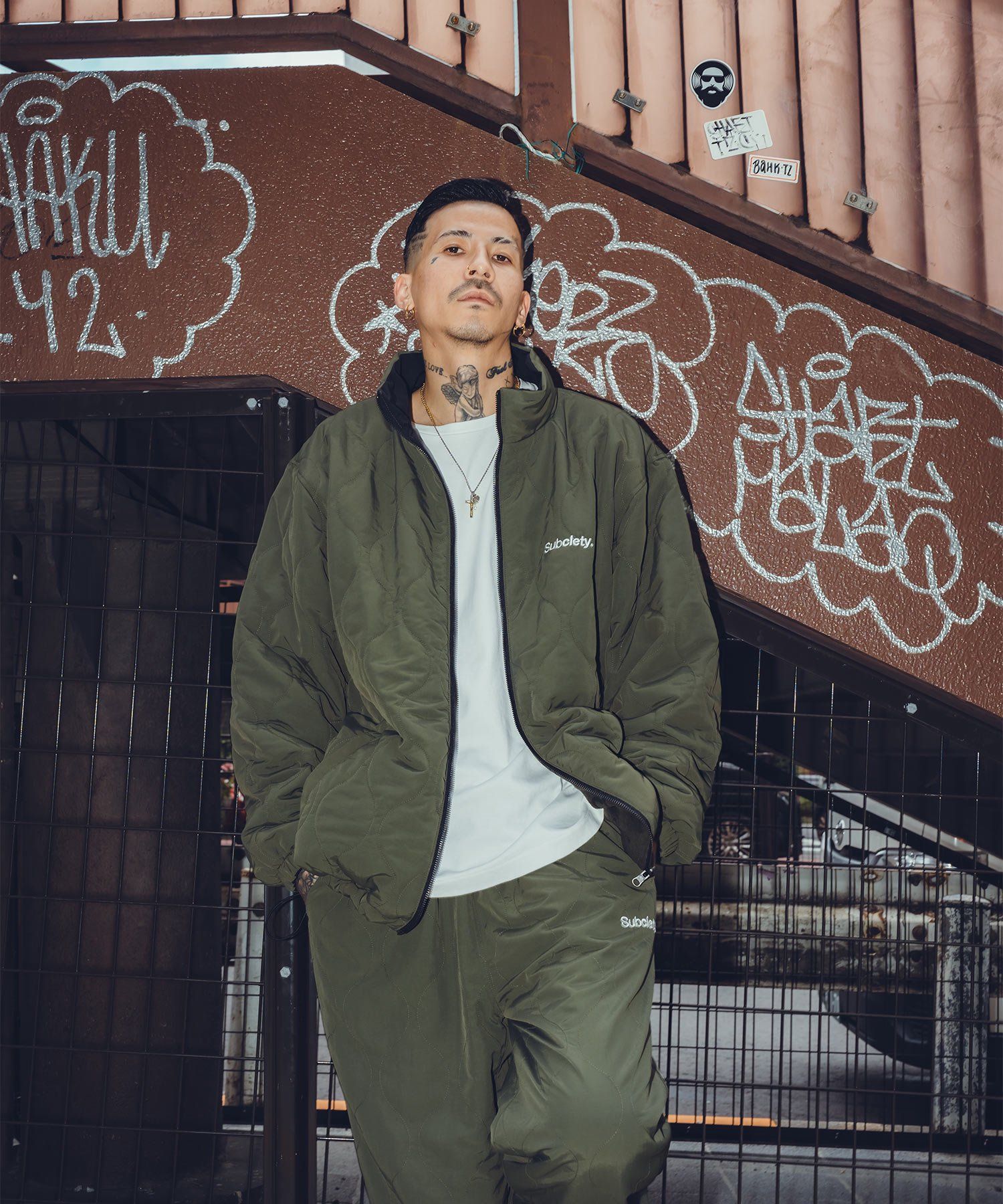 REVERSIBLE NYLON×FLEECE JKT