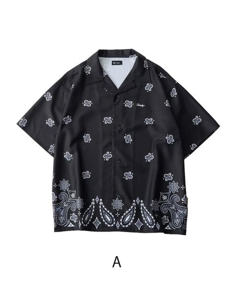 Essential open collar shirt