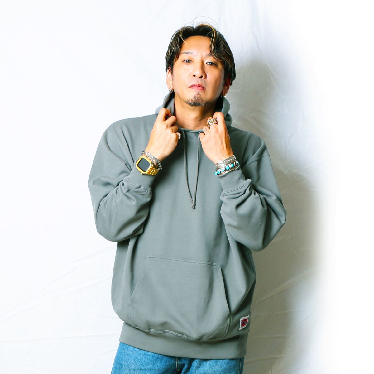 10oz P/O Hoodie(loop terry) -SALUD