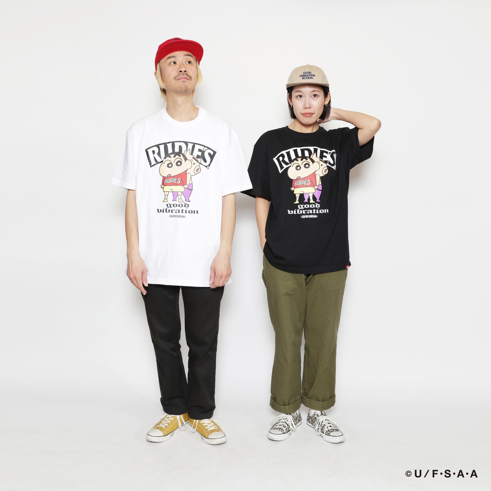 RUDIE'SxCRAYON SHINCHAN BACK TO BACK TEE