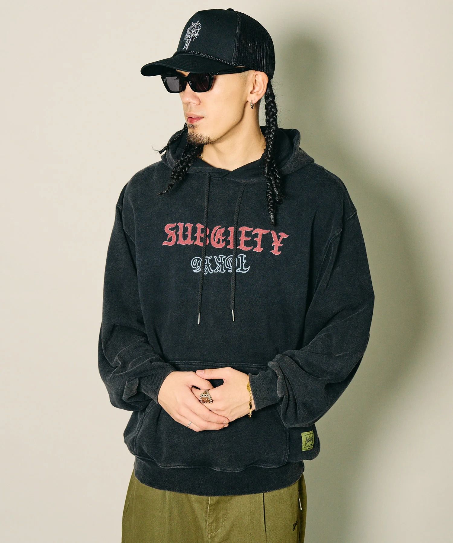 Fade wash hoodie