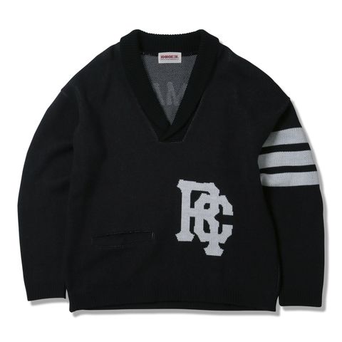 SHAWL COLLAR-KNIT