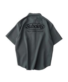 Embroidery oval logo shirt