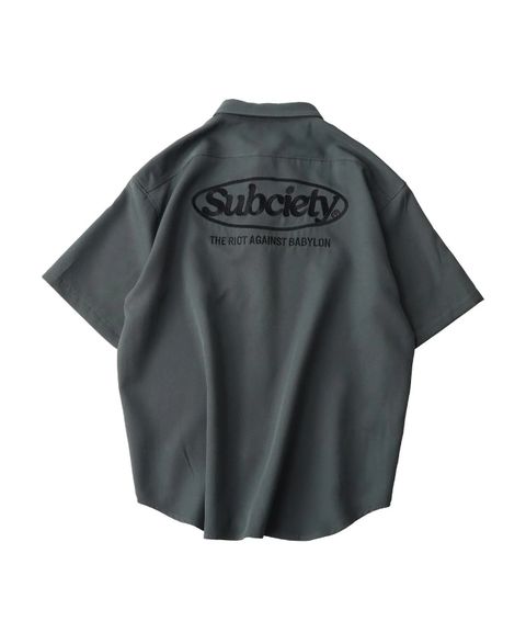 Embroidery oval logo shirt