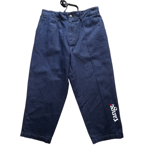 rg pin tuck denim pants