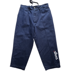 rg pin tuck denim pants