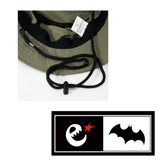 rg nylon bucket hat